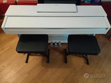 Yamaha YDP145 Arius White Pianoforte digitale