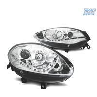 FARI PER FIAT BRAVO 2007 - LUCE DIURNA FONDO CROMA