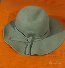 cappello verde donna