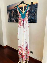 Abito lungo boho Promod, paisley, multicolore, 46