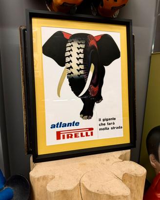 Armando Testa per Pirelli locandina Pubblicitaria