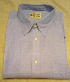 Camicia in jeans 100% cotone taglia XXL