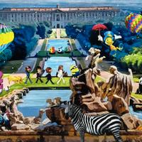 Caserta. René. Opera unica incorniciata 