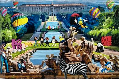 Caserta. René. Opera unica incorniciata 