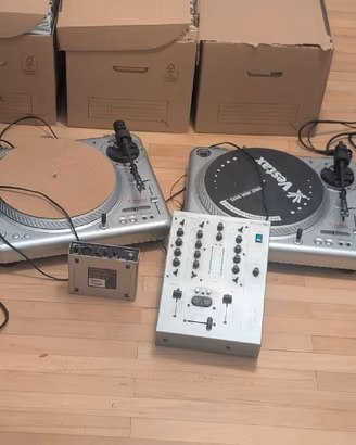 Set 2× Vestax PDX-2000 Ecler Concept3PreSonus
