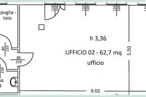 Ufficio al piano terra a mira