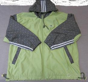 Giacca a Vento Adidas Vintage anni '90 Verde Lime