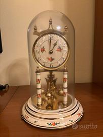 Orologio Vintage -campana vetro e pendolo rotante