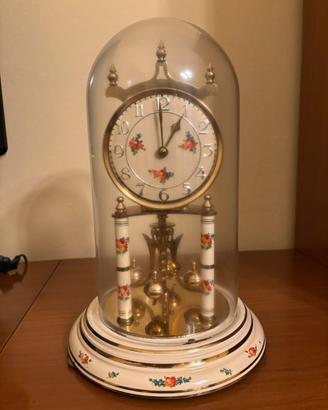 Orologio Vintage -campana vetro e pendolo rotante