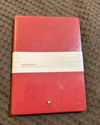 Montblanc notebook Rosso a righe