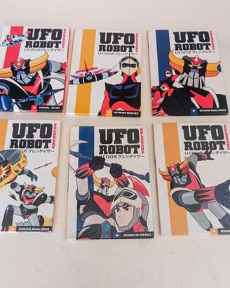 Lotto 6 Dvd Ufo Robot Goldrake (2014) RCS Gazzetta