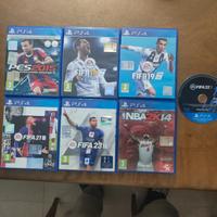 Lotto 7 giochi PS4 