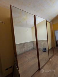 armadio 3 ante scorrevole a specchio 