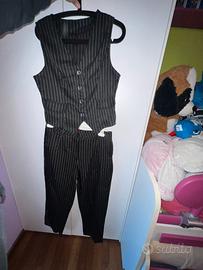 Completo Elegante Gessato Shein (Gilet + Pantalone