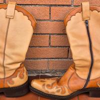 stivali cowboy cuoio