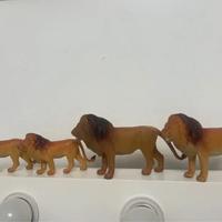 🦁 Lotto Animali Savana - Set 4 Leoni Giocattolo