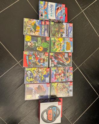 Collezione personale 11 giochi nintendo switch