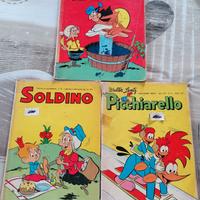 Soldino, Picchiarello e Bongo-3 Fumetti anni 70.