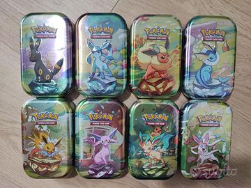 SIGILLATO MiniTin Pokémon Evoluz Prismat 8 Artwork