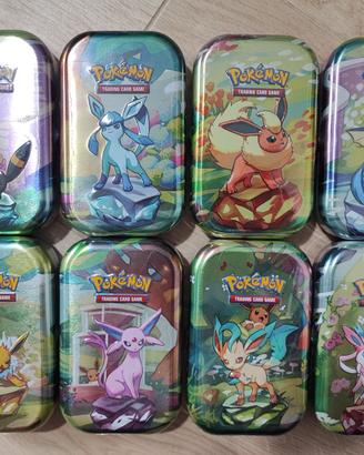SIGILLATO MiniTin Pokémon Evoluz Prismat 8 Artwork
