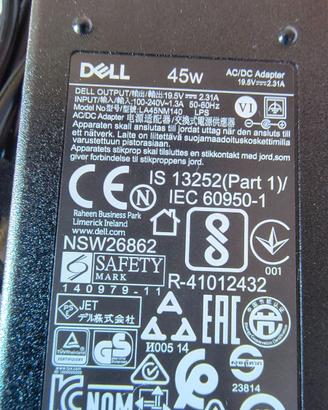 Caricabatteria Notebook Dell 45W