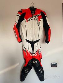 Tuta in pelle moto Alpinestars gp plus v2