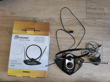 Antenna TV per interni Melchioni Black Shine