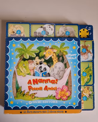 Libro musicale con 6 ninne nanne usato