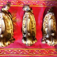 Piedi in ottone per mobili antichi, stile Luigi XV