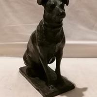 scultura in bronzo. 