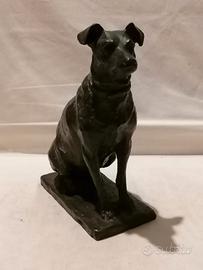 scultura in bronzo. 