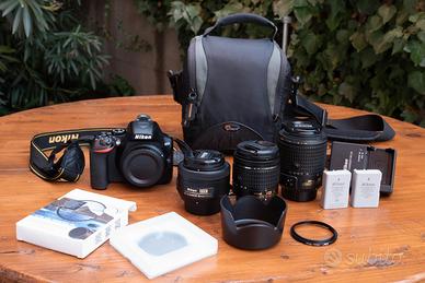 Fotocamera reflex Nikon D3500+ 3 Obiettivi - Kit