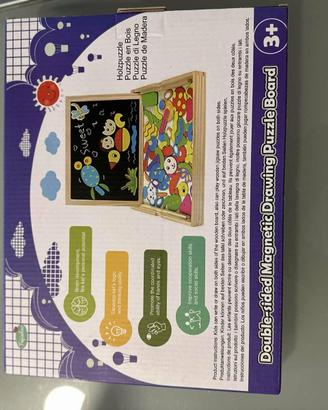 Puzzle Magnetico con Lavagna doppio lato