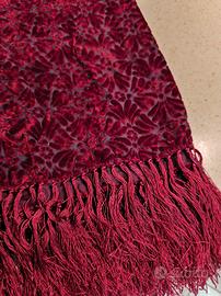 Sciarpa donna leggera bordeaux 