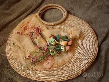borsa in paglia. Pezzo unico. Made in Italy 