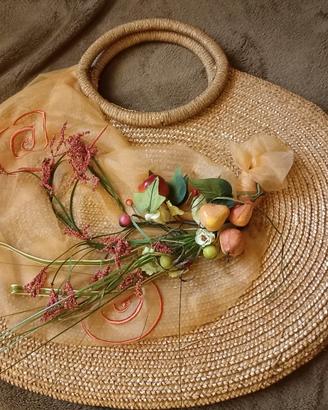borsa in paglia. Pezzo unico. Made in Italy 