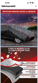 Telo auto antigrandine
