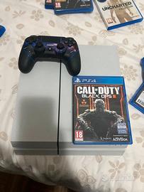 ps4 bianca + controller e gioco