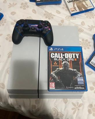 ps4 bianca + controller e gioco