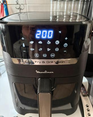 Friggitrice ad aria moulinex fry e grill vision