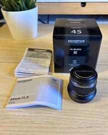 Obiettivo Olympus M.Zuiko Digital 45mm F1.8