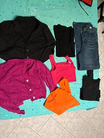 Lotto 7 pezzi abbigliamento