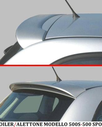 Spoiler posteriore Fiat 500 modello 500S , Sport