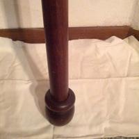 Supporto in legno per tende + anelli