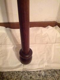 Supporto in legno per tende + anelli