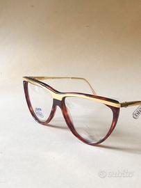 095 - Vintage 90 Safilo Tortoise Dorato CatEye