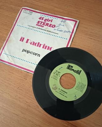 45 giri –  Bernard Bess "Il Padrino"/"Popcorn"