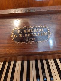 Pianoforte  Giordani e Gherardi.