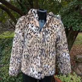 giacca pelliccia animalier H&M