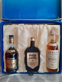 Confezione di 3 bottiglie di Liquore da collezione